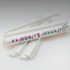 White Mahjong Racks-new in box